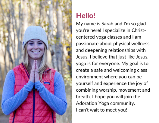 Sarah Brown- Holy Yoga Instructor